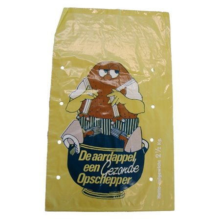 Aardappelzakken Geel LDPE 260 x 430mm Horecavoordeel.com