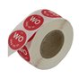 Labels Flush (Wed go on Fri) Red Ø19mm - Horecavoordeel.com