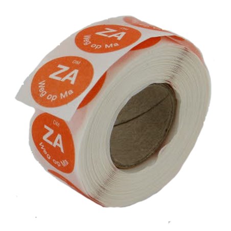 Labels Flush (Sat go on Mon) Orange Ø19mm - Horecavoordeel.com