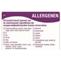 Allergenen stickers Wit Papier 76 x 51mm Horecavoordeel.com