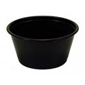 Portie Cups 60ml PP Zwart Ø 44mm Horecavoordeel.com