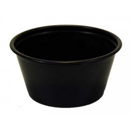 Portie Cups 60ml PP Zwart Ø 44mm Horecavoordeel.com