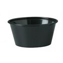 Portie Cups 90ml PP Zwart Ø 74mm Horecavoordeel.com