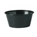 Portion Cups PP Black 90ml Ø 74mm - Horecavoordeel.com