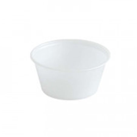 Portie Cups 110ml PP Transparant Ø 74mm Horecavoordeel.com