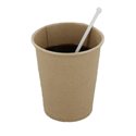 Coffee Cups Brown Cardboard 177ml Ø 72mm - Horecavoordeel.com