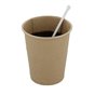 Coffee Cups Brown Cardboard 177ml Ø 72mm - Horecavoordeel.com