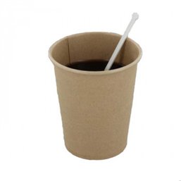 Coffee Cups Brown Cardboard 240ml Ø 80mm - Horecavoordeel.com