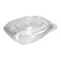 Salad Bowl Rectangular with Secure Lid PLA 375ml 126 x 59 x 50mm Transparent - Horecavoordeel.com