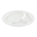 Plates Sugarcane 3-compt. Ø 260mm - Horecavoordeel.com