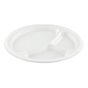 Plates Sugarcane 3-compt. Ø 260mm - Horecavoordeel.com