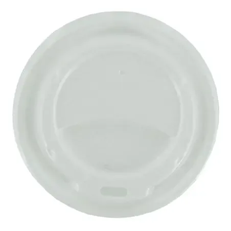 Lids for Coffee To Go Cups White PS Ø 80mm - Horecavoordeel.com