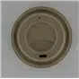 Lids for To Go Cups Brown Sugarcane Ø 80mm - Horecavoordeel.com
