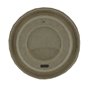 Lids for Coffee To Go Cups Brown Sugarcane Ø 90mm - Horecavoordeel.com