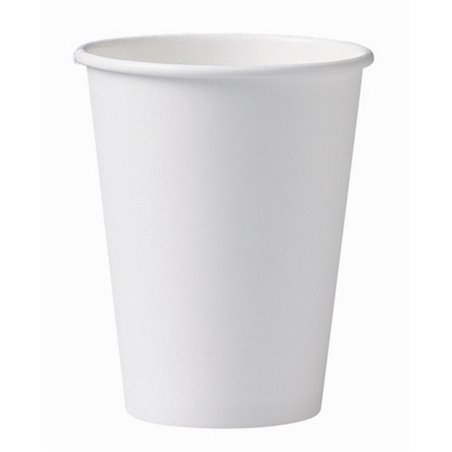 Coffee To Go Cups White Cardboard 177ml Ø 72mm - Horecavoordeel.com