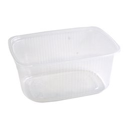 Saladebakjes + Deksels 250ml 108 Serie Geribbeld PP Transparant Combiverpakking 108 x 82 x 45mm Horecavoordeel.com