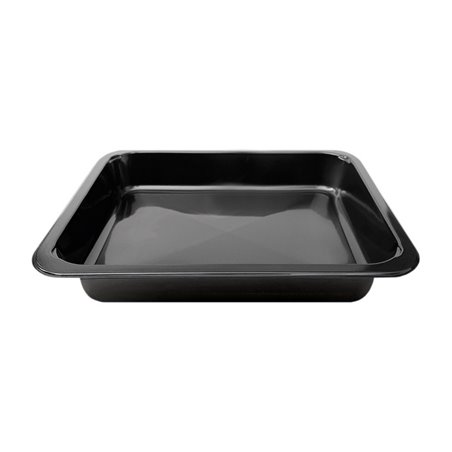 Menuschalen PP 1-Vak Zwart 227 x 178 x 49mm Horecavoordeel.com