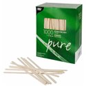 Stirring Sticks Wood "Pure" 8cm x 5mm - Horecavoordeel.com