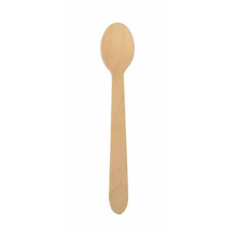 Coffee Spoons Wood "Pure" 11cm - Horecavoordeel.com