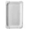 Cardboard Plates "Pure" 13cm x 20cm White - Horecavoordeel.com