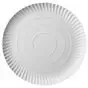 Cardboard Plates "Pure" Round Ø 240 x 20mm White - Horecavoordeel.com