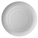 Cardboard Plates "Pure" Round Ø 320 x 20mm White - Horecavoordeel.com