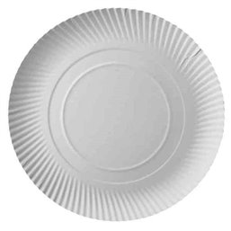 Cardboard Plates "Pure" Round Ø 320 x 20mm White - Horecavoordeel.com