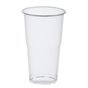 Drinking Cups PLA "Pure" 500ml Ø 95mm 16,2cm Crystal clear with foamhead "For cold drinks"