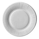 Cardboard Plates "Pure" Round Ø 190mm White Extra Strong - Horecavoordeel.com