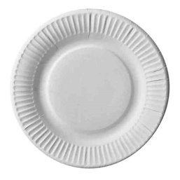 Cardboard Plates "Pure" Round Ø 190mm White Extra Strong - Horecavoordeel.com