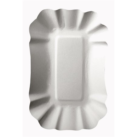 Schalen Karton "Pure" "Plein" Wit 140 x 90 x 30mm Horecavoordeel.com