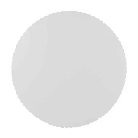 Cake Base Cardboard "Pure" Round Ø 28cm White with Serrated Edge - Horecavoordeel.com
