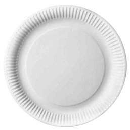 Cardboard Plates "Pure" Round Ø 290mm White - Horecavoordeel.com