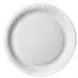 Cardboard Plates "Pure" Round Ø 290mm White - Horecavoordeel.com