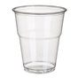 Drinkbekers 300ml "Pure" PLA Glashelder met Schuimkraag "voor Koude Dranken" Ø 95 x 110mm Horecavoordeel.com