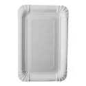 Schaaltjes Karton Ongevoerd "Pure" Rechthoek Wit 130 x 200mm Horecavoordeel.com