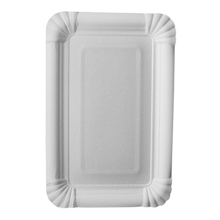 Cardboard Plates "Pure" 130 x 200mm White - Horecavoordeel.com