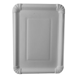 Schaaltjes Karton Ongevoerd "Pure" Rechthoek Wit 215 x 290mm Horecavoordeel.com