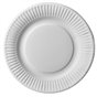 Cardboard Plates "Pure" Round Ø 190mm White