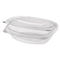 Saladebakken 500ml Rechthoek + Vaste Deksels PLA "Pure" Transparant 161 x 132 x 64mm Horecavoordeel.com