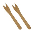 Snack Forks Wood "Pure" 121mm - Horecavoordeel.com