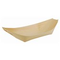 Amuse Trays made of Wood "Pure" 19cm x 10cm "Boat" - Horecavoordeel.com