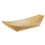 Amuse Trays made of Wood "Pure" 25cm x 10cm "Boat" - Horecavoordeel.com