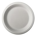 Plates made of Sugarcane "Pure" 1-compt. Ø 180 x 20mm White - Horecavoordeel.com