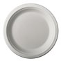 Plates made of Sugarcane "Pure" 1-compt. Ø 180 x 20mm White - Horecavoordeel.com