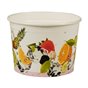Ice Cream Cups Cardboard "Pure" Round 150ml Ø 80mm 5,5cm "Fruit" - Horecavoordeel.com