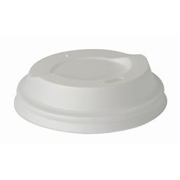 Deksels C-PLA "Pure" Rond Wit Ø 80mm Horecavoordeel.com