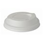 Lids C-PLA "Pure" Round Ø 80mm White - Horecavoordeel.com