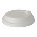 Deksels C-PLA "Pure" Rond Wit Ø 90mm Horecavoordeel.com