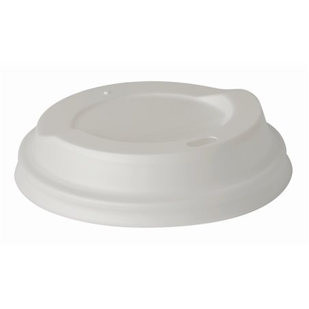 Deksels C-PLA "Pure" Rond Wit Ø 90mm Horecavoordeel.com